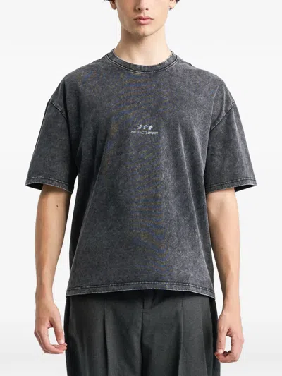 Off Duty A-ooo Graphic T-shirt In Gray