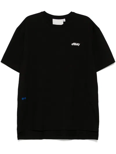 Off Duty Blue Love T-shirt In Schwarz