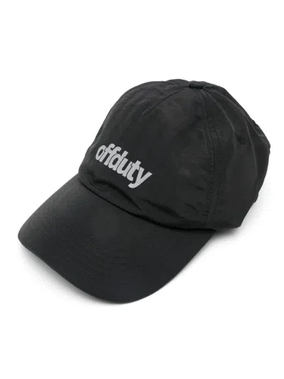 Off Duty Case Cap In Black