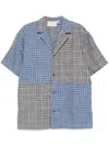 Off Duty Check Shirt In Blue