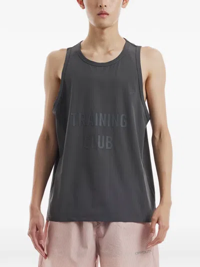 Off Duty Club Tank Top In Gray