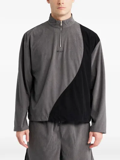 Off Duty Corduroy Pullover In Gray