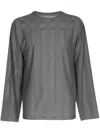Off Duty Fike Mesh-detail T-shirt In Grey