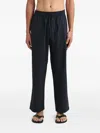 Off Duty Frag Drawstring Trousers In Black
