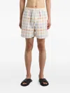 Off Duty Kid Plaid Shorts In Multi