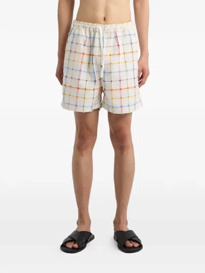 Off Duty Kid Plaid Shorts In Multi