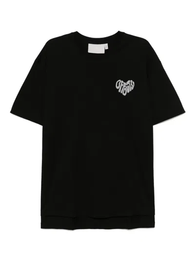 Off Duty Less Loney T-shirt In Black