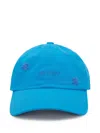 Off Duty Logo-detail Cap In Blue