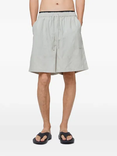 Off Duty Lone Drawstring Shorts In Gray
