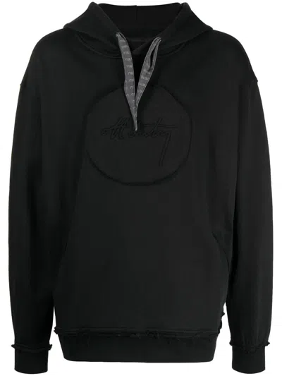 Off Duty Rudd Logo-patch Hoodie In Black
