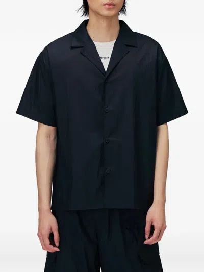 Off Duty Tone Button Shirt In Blue