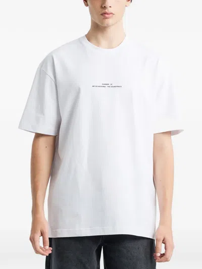 Off Duty We Do Nothing T-shirt In White