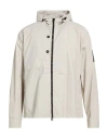 Off Grid Man Jacket Light Grey Size M Recycled Polyester In Gray