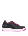 Off Play Woman Sneakers Black Size 7.5 Soft Leather In Black