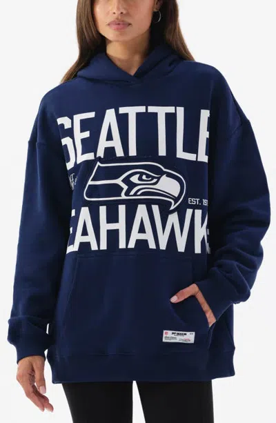 Off Season Graphic Oversized Hoodie In Blue