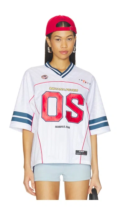 Off Season Indiana Fever Unisex Boxy Top In White
