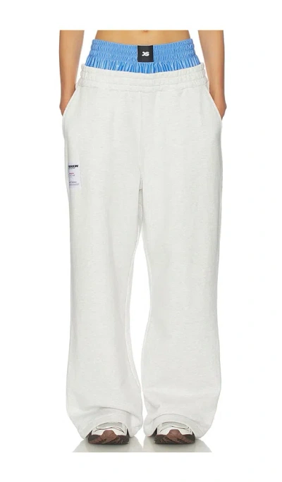 Off Season Layered Wide Pant In Gray