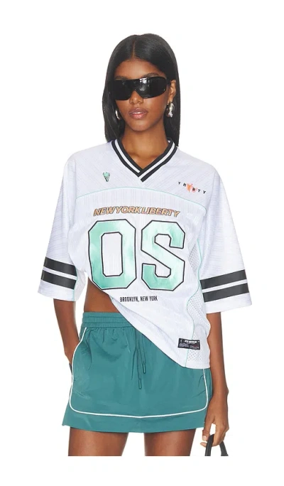 Off Season New York Liberty ユニセックスボクシートップ In White