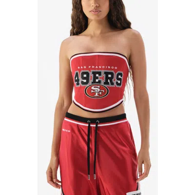 Off Season Philadelphia Eagles Corset Top In Red