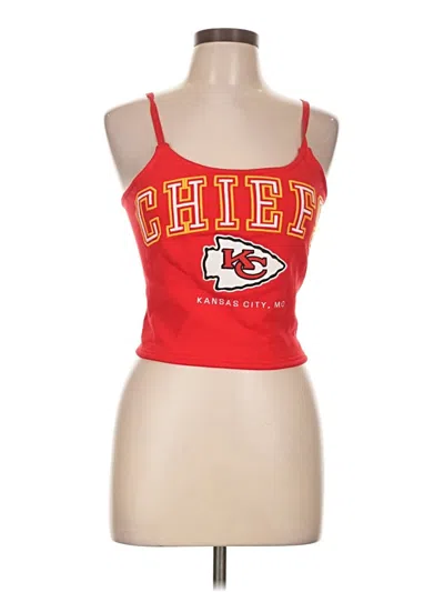 Pre-owned Off Season Tank Top Red Strapless Neckline Tops