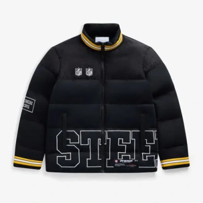 Off Season Unisex  Black Pittsburgh Steelers Team Puffer Jacket In Black