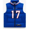 Off Season Unisex Josh Allen Royal Buffalo Bills Player Puffer Vest In Multi