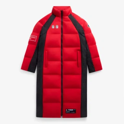 Off Season Unisex  Scarlet San Francisco 49ers Long Team Puffer Coat In Red