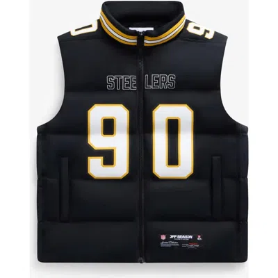 Off Season Unisex T.j. Watt Black Pittsburgh Steelers Player Puffer Vest