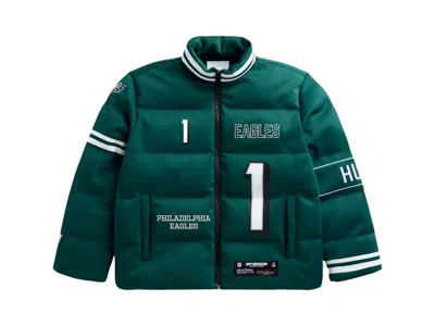 Pre-owned Off Season X Nfl Jalen Hurts Philadelphia Eagles Player Puffer Jacket In Dark Green
