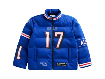 Pre-owned Off Season X Nfl Josh Allen Buffalo Bills Player Puffer Jacket In Royal Blue