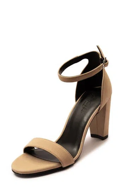 Off The Hook London Mayfair Mamba Block Heel Sandal In Brown