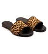 Off The Hook Women's Strand - Flats - Leopard In Black
