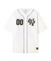 Off-white Baseball Short-sleeved Shirt In White