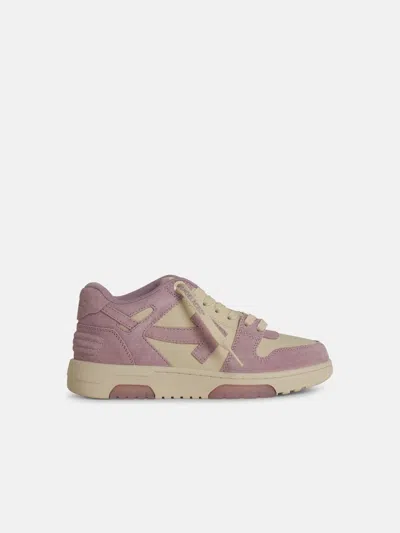 Off-white '0.0.0' Lilac Suede Sneakers In Liliac