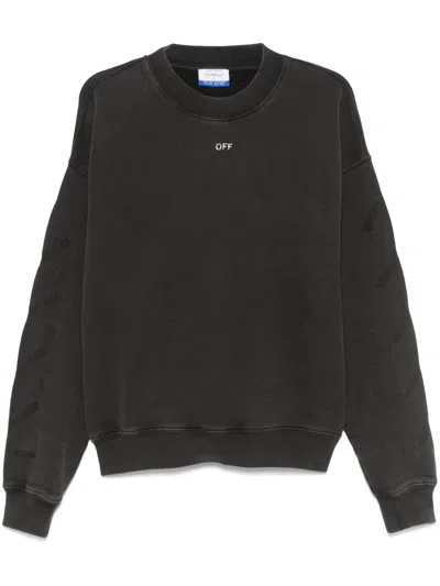 Off-white Off White Logo Cotton Sweatshirt