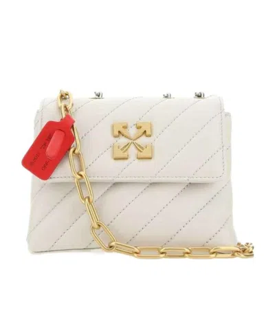 Off-white 19 Jackhammer Shoulder Bag In White