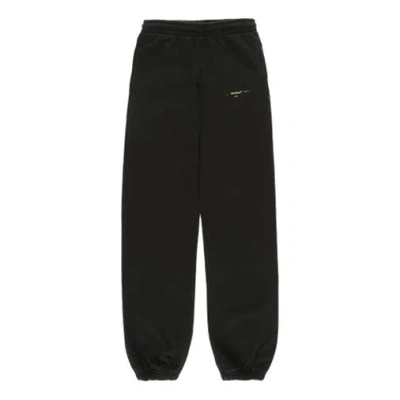 Off-white 2018-19fw Street Style Cotton Logo Pants In Black