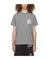 Off-white Slim Fit Crewneck T-shirt With Embroideries In Gray