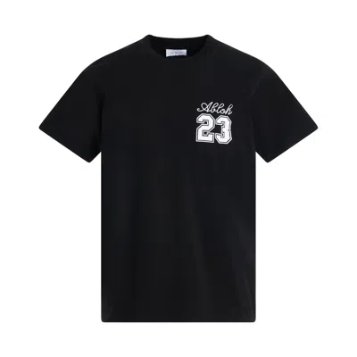 OFF-WHITE 23 EMBROIDERED LOGO SLIM FIT T-SHIRT