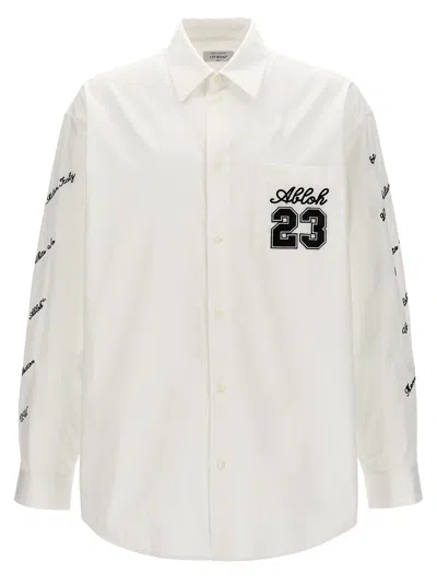 OFF-WHITE OFF WHITE '23 LOGO HEAVYCOAT' SHIRT