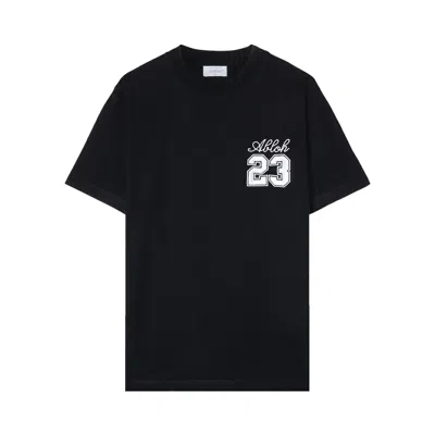 Pre-owned Off-white 23 Logo Slim Short-sleeve Tee 'black/white'