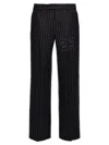 Off-white Off White '23 Pinstripes' Trousers In Blue