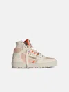 Off-white 3.0 Off Court Hi-top Leather Sneakers In Nude