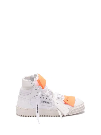 Off-white `3.0 Off Court Calf Leather` Sneakers In White