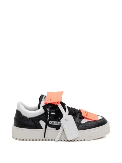 Off-white 3.0 Court Low Top Leather Sneakers In Multi