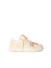 Off-white Perforated Leather Sneaker In Multi