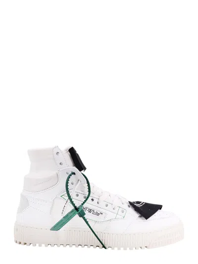 OFF-WHITE OFF-WHITE 3.0 OFF-COURT LEATHER HIGH-TOP SNEAKERS