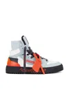 Off-white 3.0 Off Court Courtesy Sneaker In Light Blue & Orange
