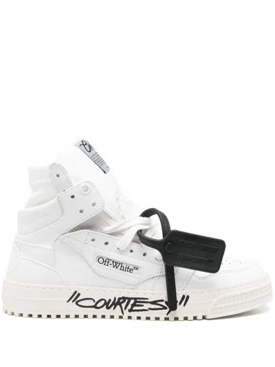 Off-white Men's 3.0 Off-court Courtesy High-top Sneakers In White