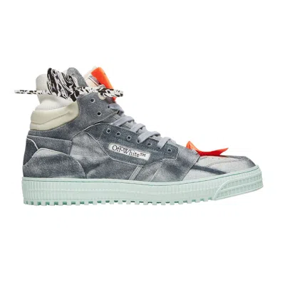 Pre-owned Off-white 3.0 Off-court High 'beige Blue' | Grey | Men's Size 43 In Gray